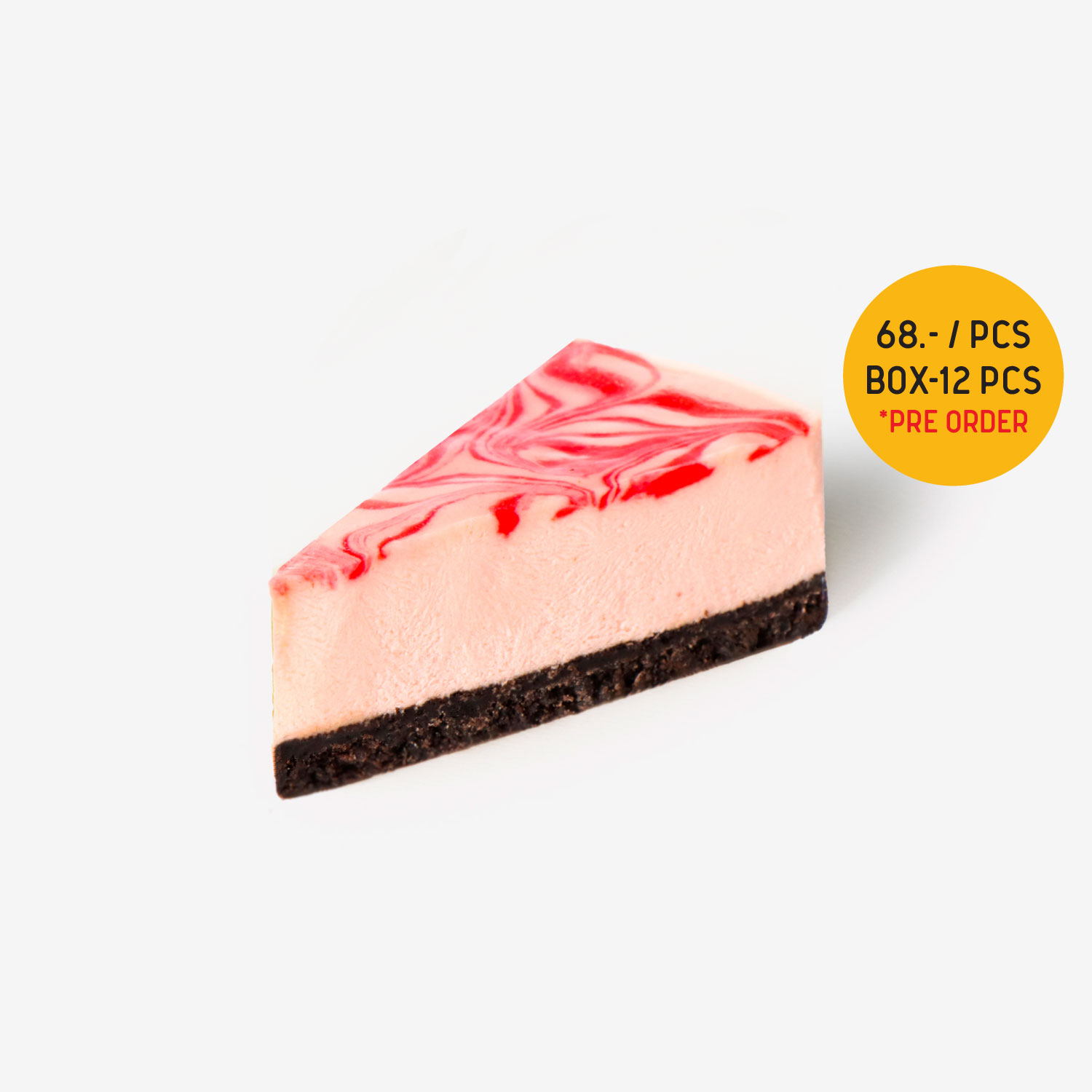 SYNOVA Strawberry White Chocolate Cheesecake (Box)